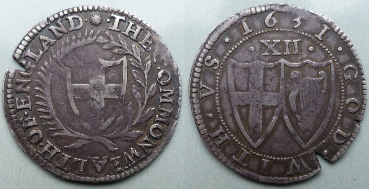 Commonwealth shilling 1651